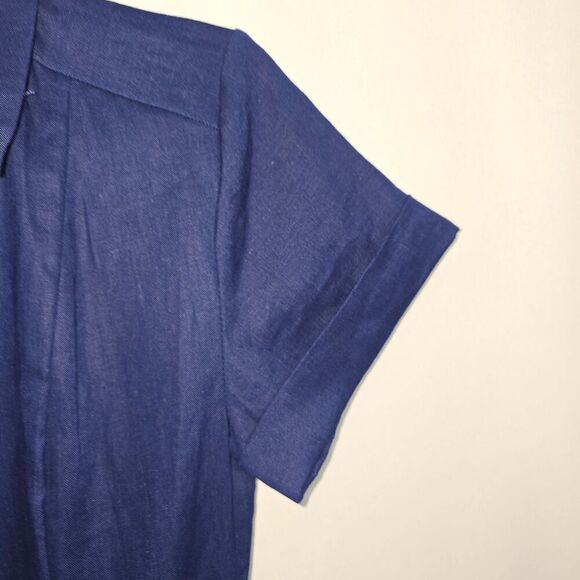 Hill House Navy Blue The Lily Shirt Dress XX-Small - Picture 2 of 5